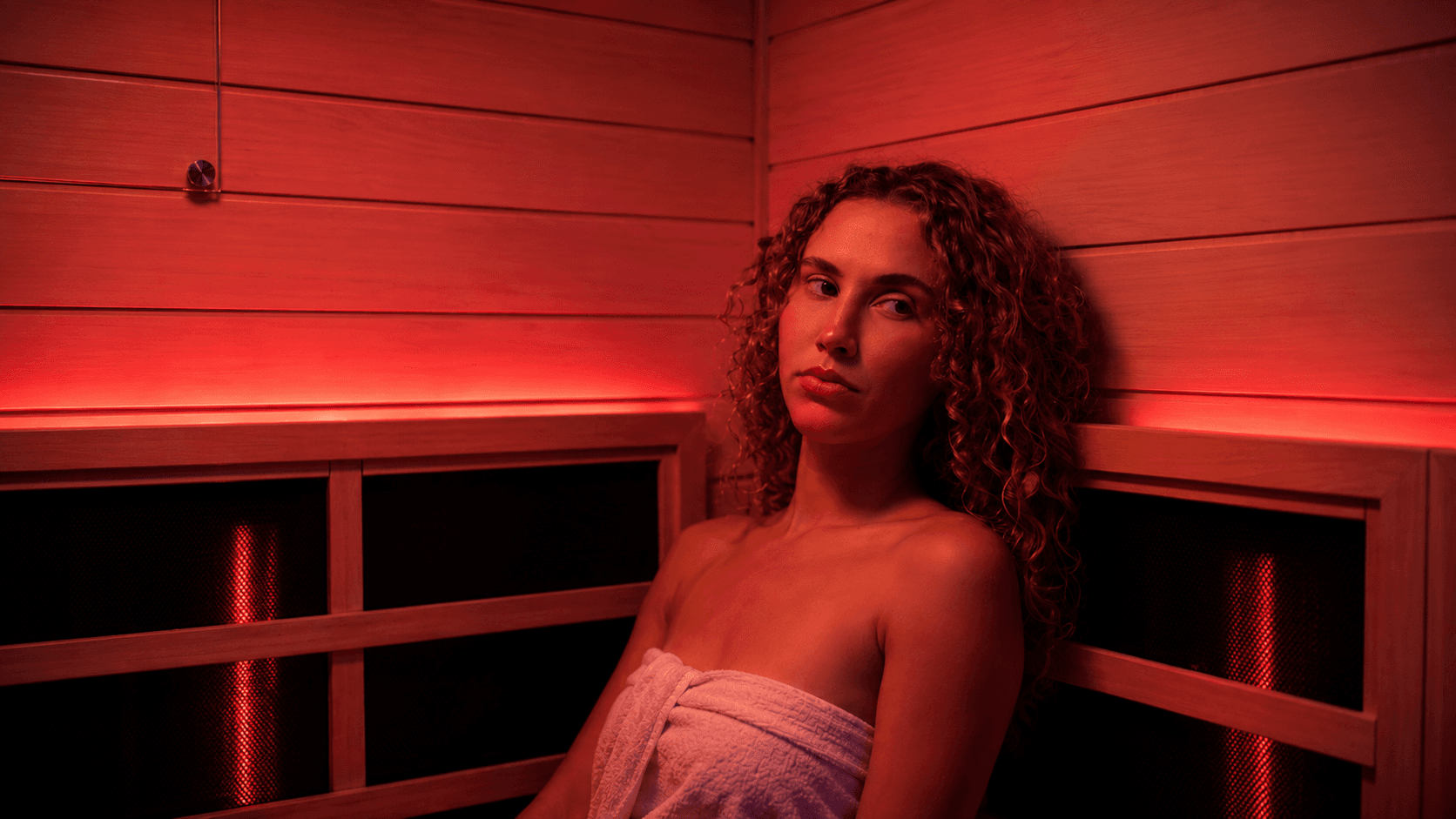 Private infrared sauna suite